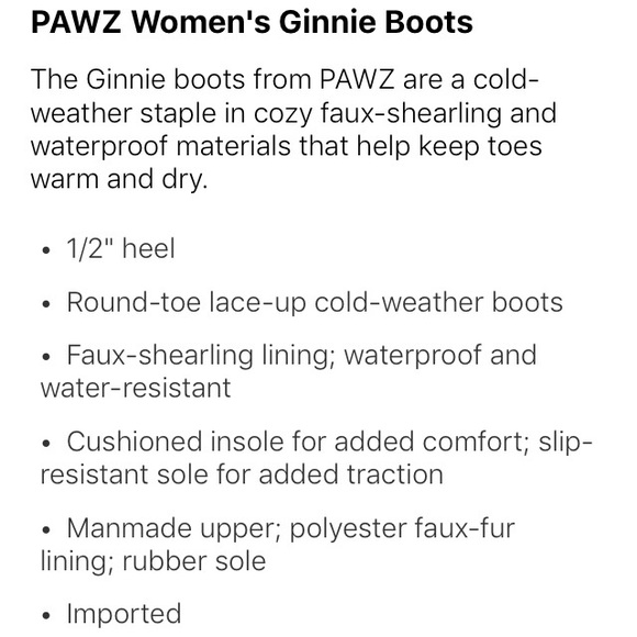 NWT Pawz Ginnie Boots - Picture 4 of 4